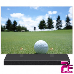 PLAQUE FUNÉRAIRE GOLF GREEN PFM10101