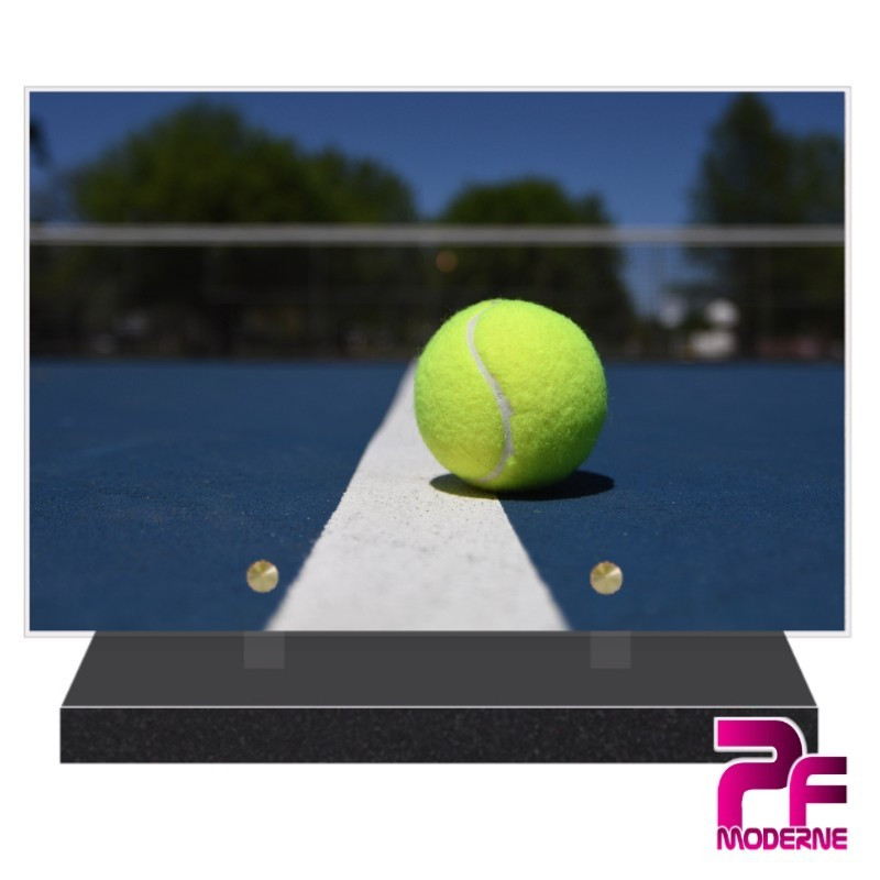 PLAQUE FUNÉRAIRE TENNIS PFM10300