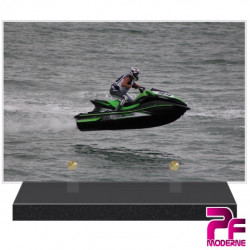 PLAQUE FUNÉRAIRE JETSKI SCOOTER DES MERS PFM10391