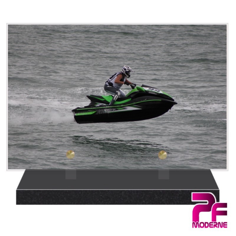 PLAQUE FUNÉRAIRE JETSKI SCOOTER DES MERS PFM10391