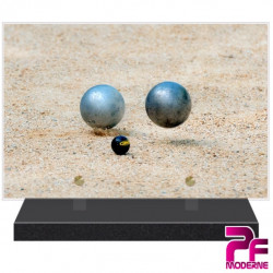 PLAQUE FUNÉRAIRE PÉTANQUE JEU DE BOULES PFM10673