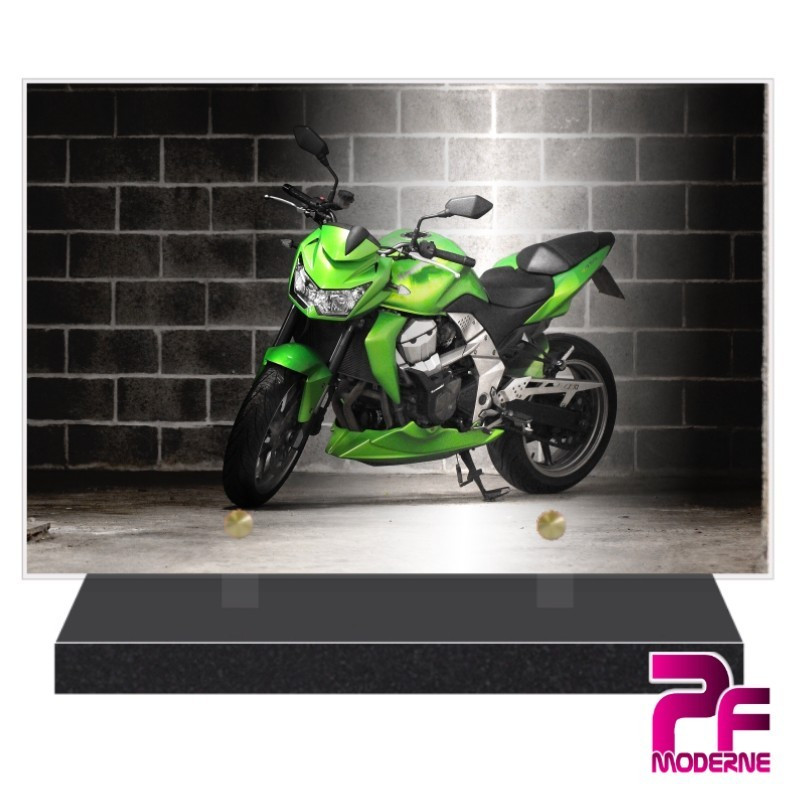 PLAQUE FUNÉRAIRE MOTO KAWASAKI PFM6506