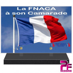 PLAQUE FUNÉRAIRE LA FNACA A SON CAMARADE PFM9407