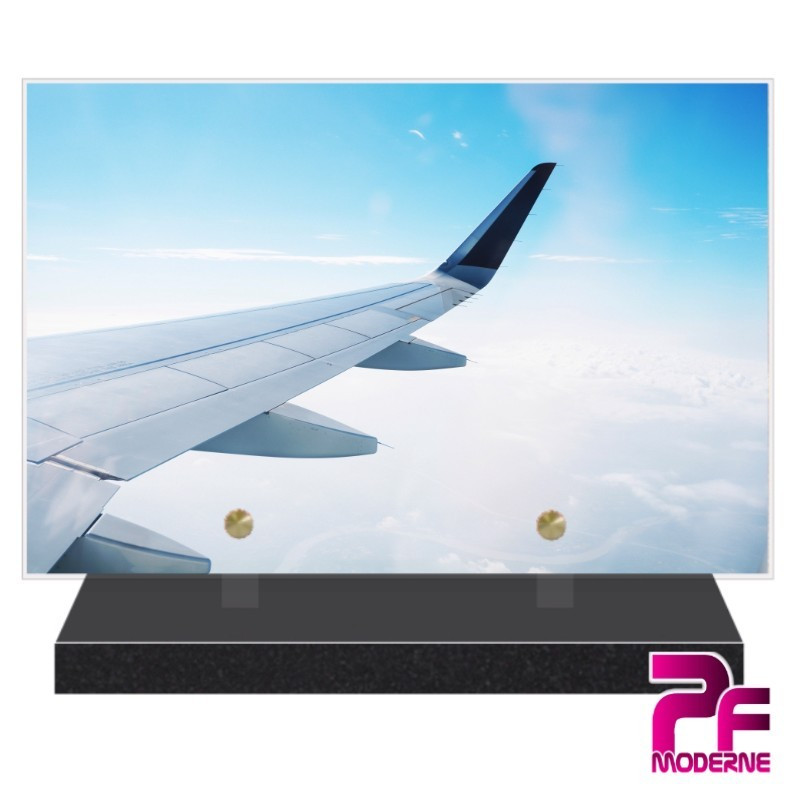 PLAQUE FUNÉRAIRE PLEXI AVION CIEL PFM7013 PLAQUE FUNÉRAIRE PLEXI AVION CIEL PFM7013