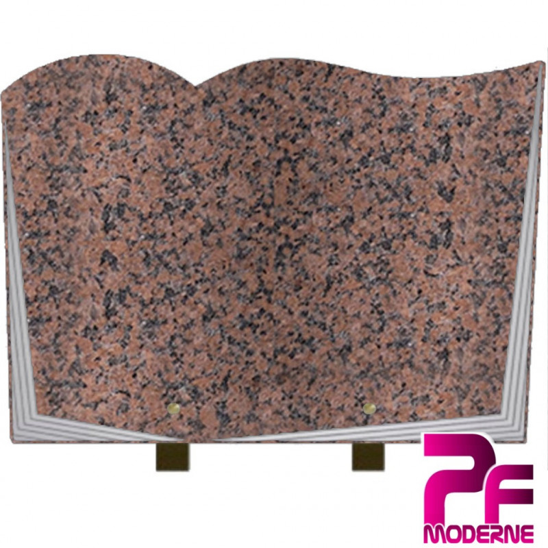 PLAQUE FUNÉRAIRE GRANIT CG05 LIVRE SUR PIEDS PERSONNALISABLE ROSE CLARTE PLAQUE FUNÉRAIRE GRANIT CG05 LIVRE SUR PIEDS PERSONNALISABLE ROSE CLARTE