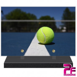 PLAQUE FUNÉRAIRE TENNIS SPORT LOISIRS PFM10022