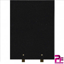 PLAQUE FUNÉRAIRE RECTANGULAIRE 30X40 SUR PIEDS PERSONNALISABLE NOIR MARLIN