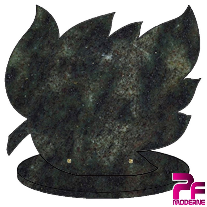 PLAQUE FUNÉRAIRE FEUILLE 40X50 PERSONNALISABLE VERT TROPICAL PLAQUE FUNÉRAIRE FEUILLE 40X50 PERSONNALISABLE VERT TROPICAL