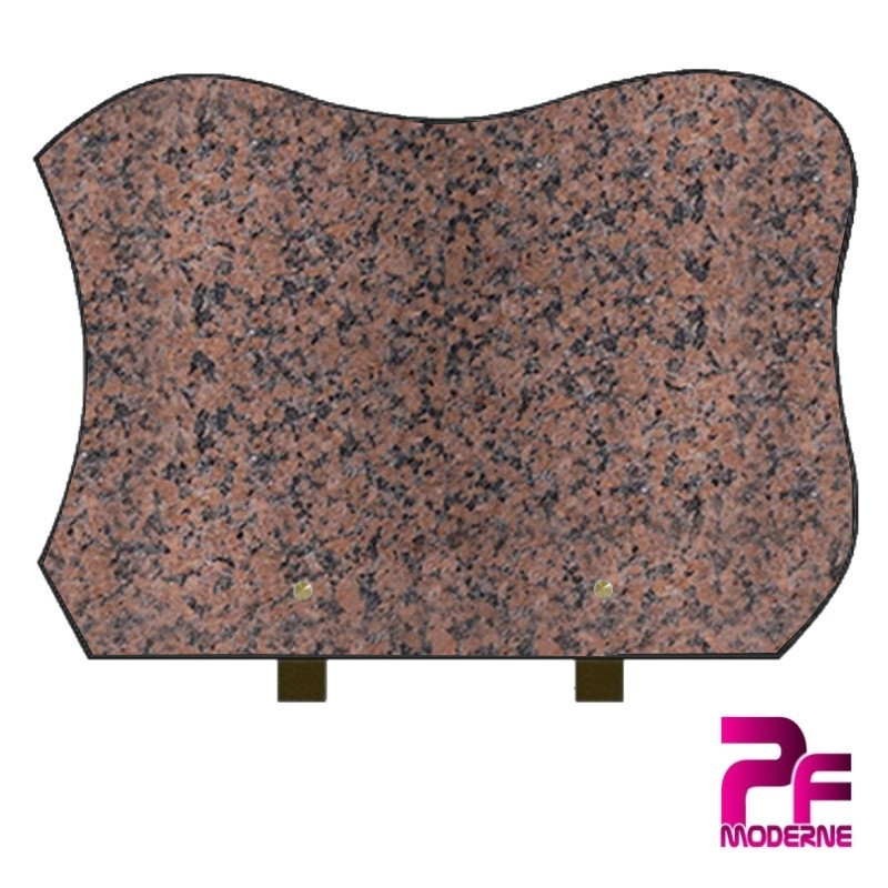 PLAQUE FUNÉRAIRE EN GRANIT CG12 SUR PIEDS PERSONNALISABLE ROSE CLARTE PLAQUE FUNÉRAIRE EN GRANIT CG12 SUR PIEDS PERSONNALISABLE ROSE CLARTE