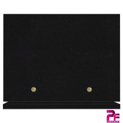 PLAQUE FUNÉRAIRE BASKETBALL A PERSONNALISER NOIR MARLIN