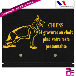 PLAQUE FUNÉRAIRE CHIENS A PERSONNALISER