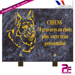 Plaque pour chiens personnalisée - Plaque chien avec photo et texte