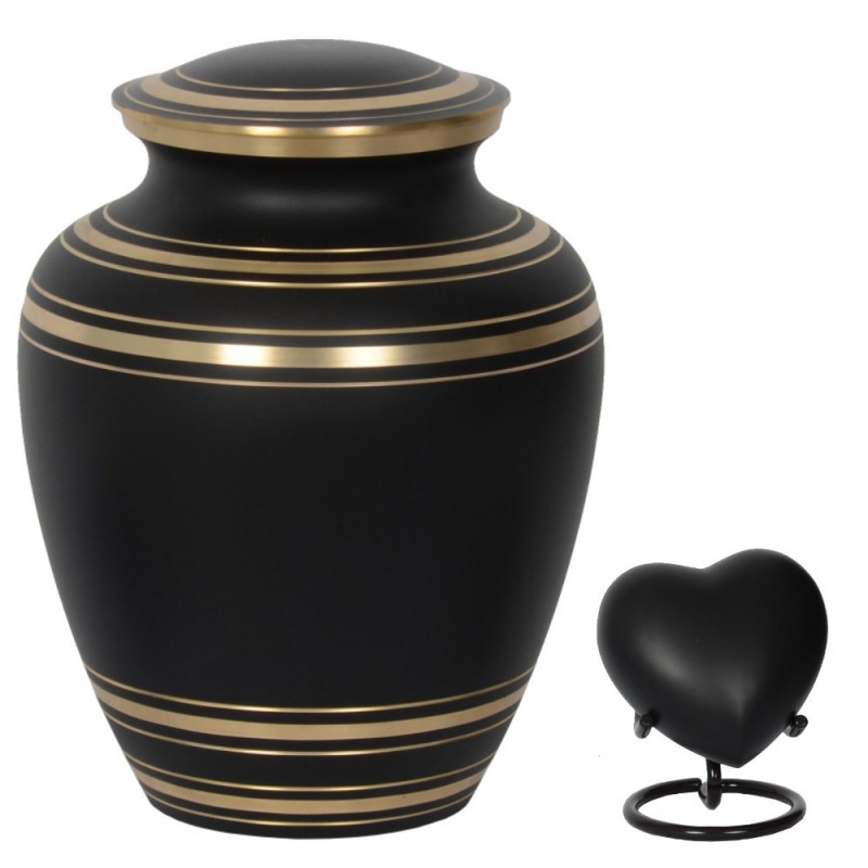 URNE FUNÉRAIRE EN LAITON UL1 COVEN ET COEUR URNE FUNÉRAIRE EN LAITON UL1 COVEN ET COEUR