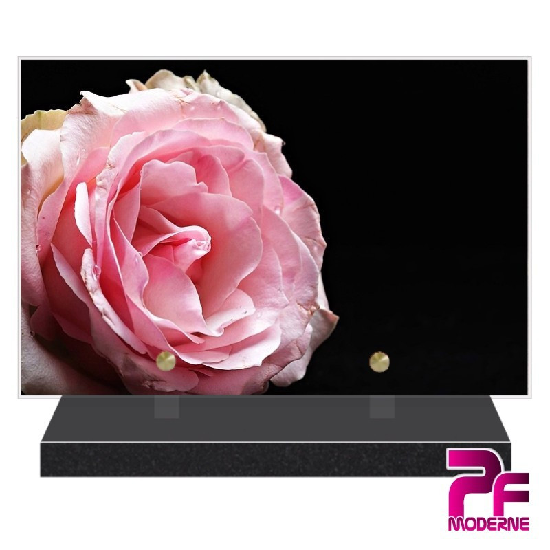 PLAQUE FUNÉRAIRE NATURE FLEUR ROSE PFM2036