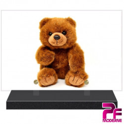 PLAQUE FUNÉRAIRE POUR ENFANTS OURS  BRUN EN PELUCHE PFM3006