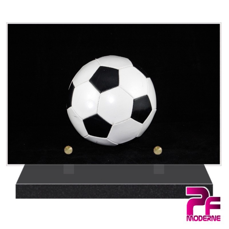 PLAQUE FUNÉRAIRE FOOTBALL BALLON PFM10166