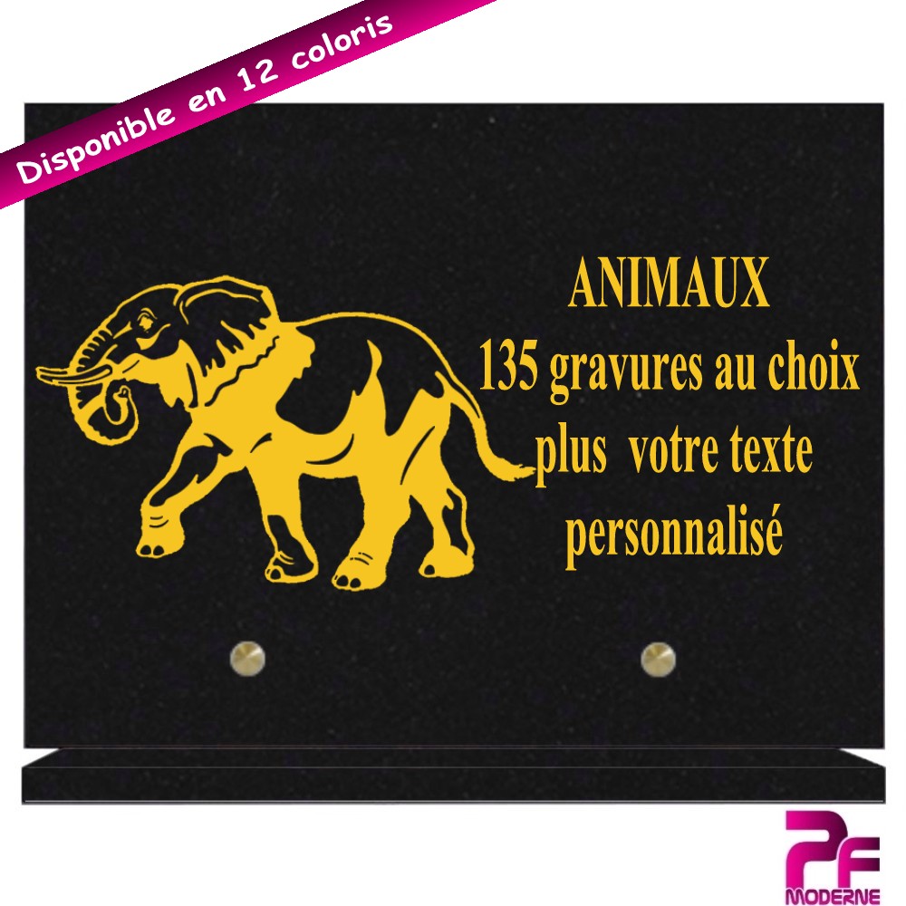 PLAQUES FUNÉRAIRES ANIMAUX